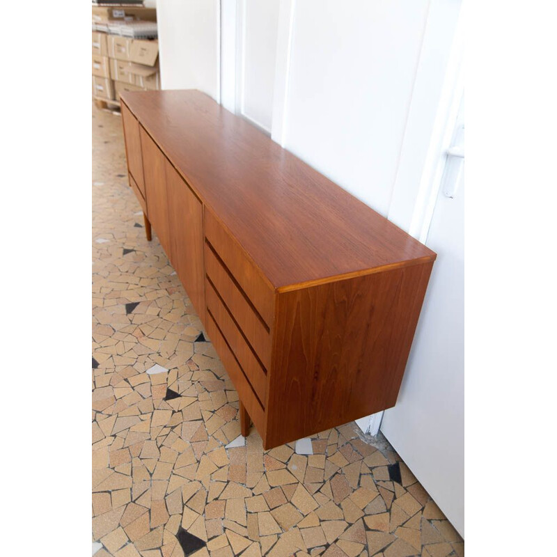 Vintage sideboard in teak Scandinavian 1960s