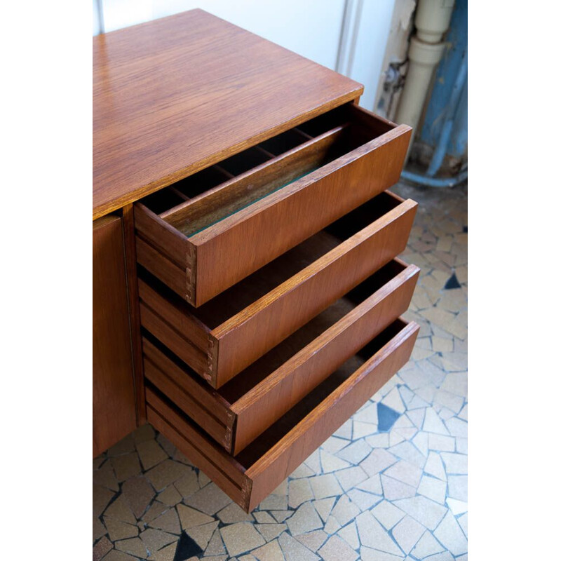 Vintage sideboard in teak Scandinavian 1960s