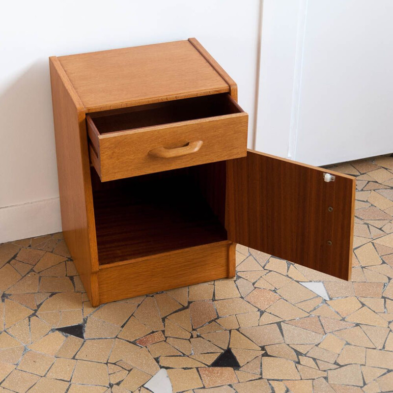 Vintage night stand in oak by G-plan 1950s