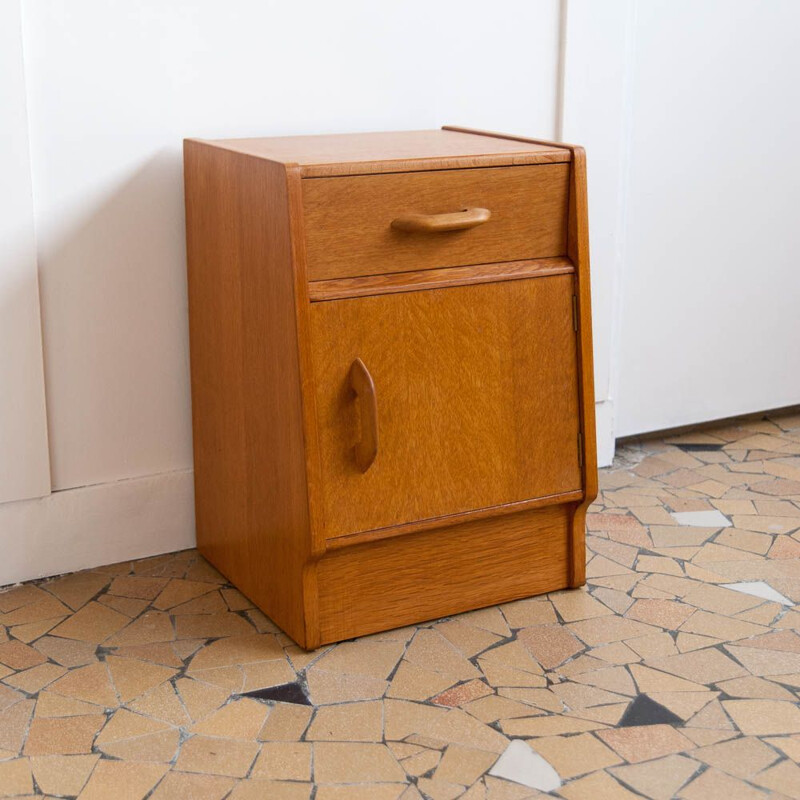 Vintage night stand in oak by G-plan 1950s