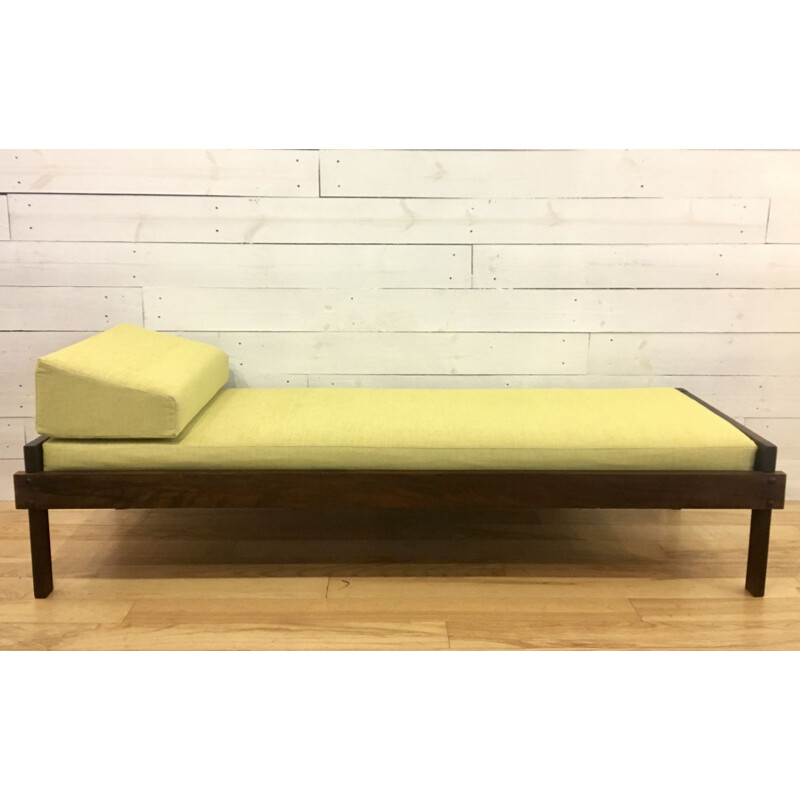 Vintage daybed in Rio rosewood, Brazil 1960