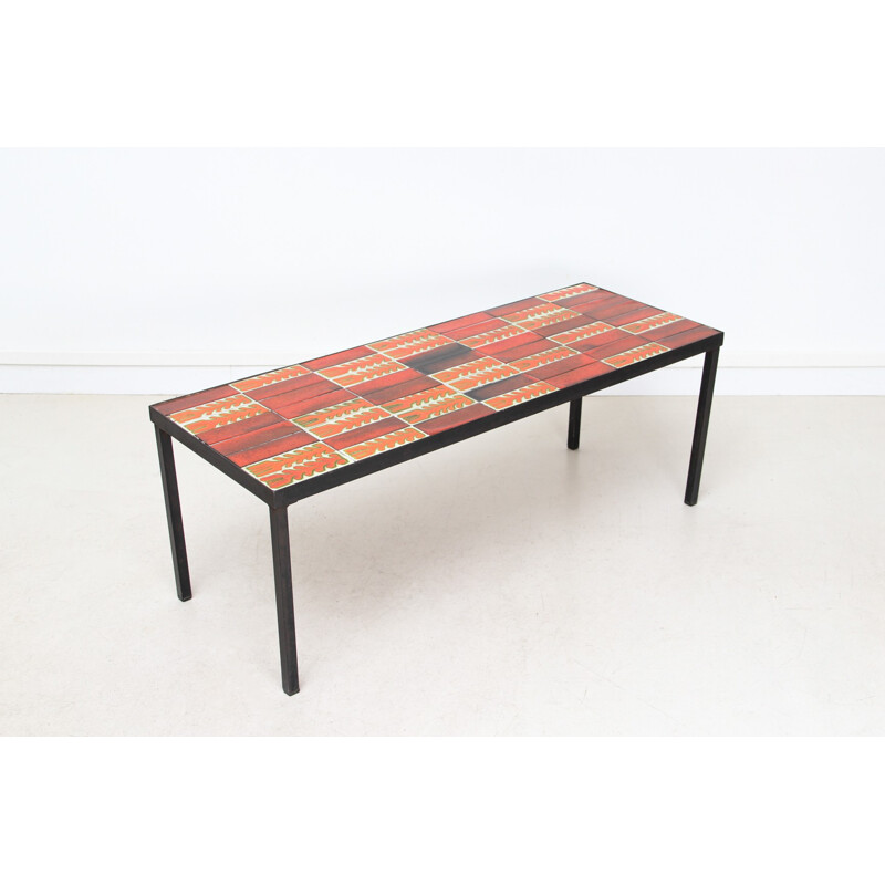 Vallauris ceramic coffee table, Roger CAPRON - 1950s