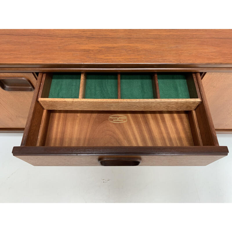 Vintage sideboard in teak by W.Lawrence England 1960s