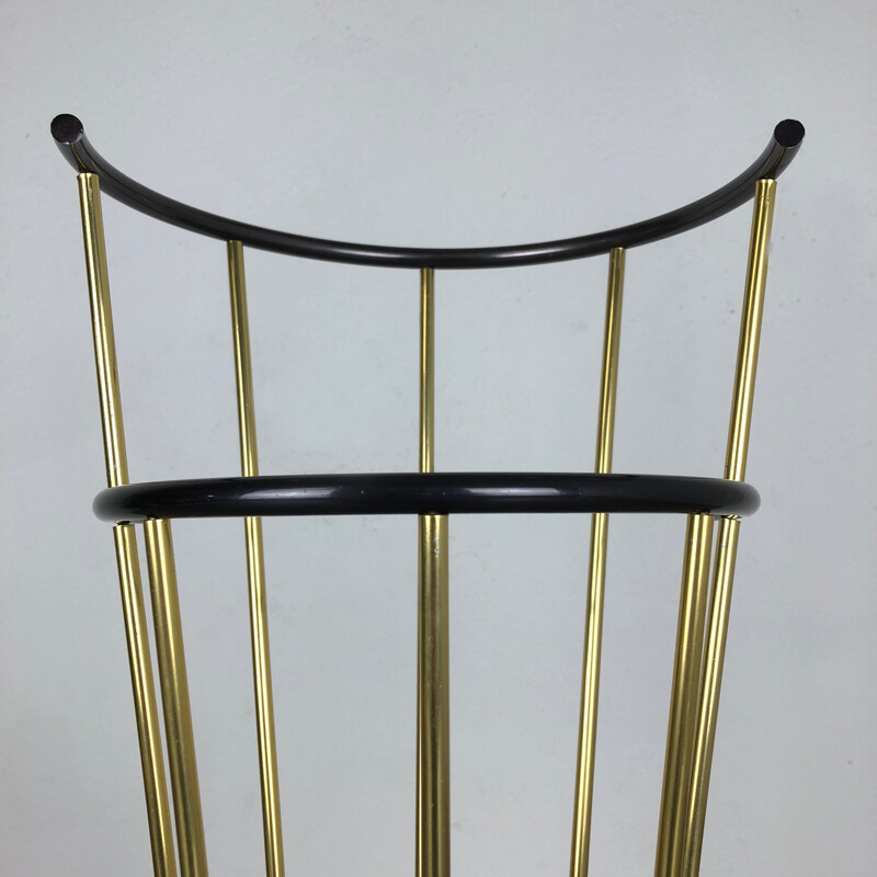 Vintage umbrella stand in Bauhaus style by Géco Metal,German,1950