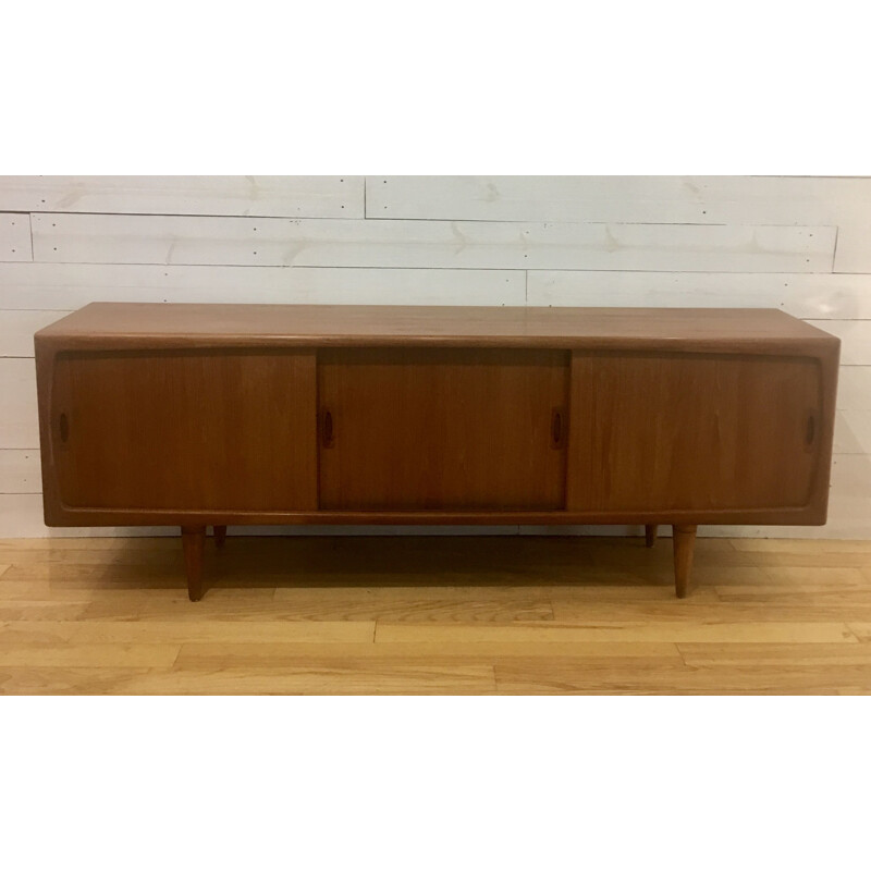 Vintage Danish sideboard in teak by Hans Peter Hansen, Denmark,1960