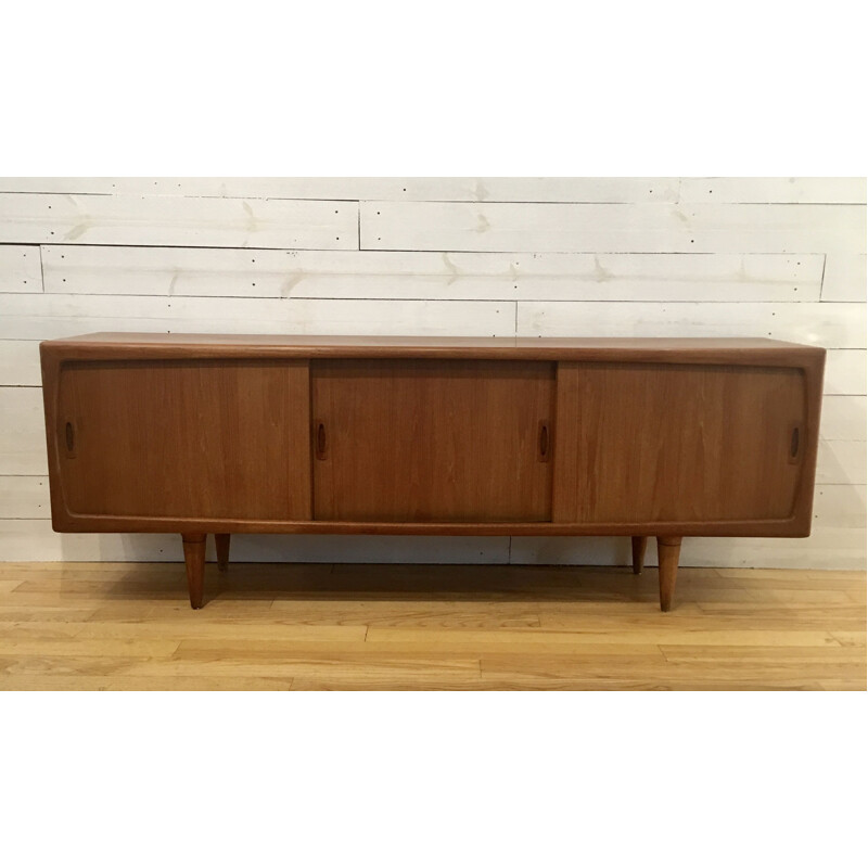 Vintage Danish sideboard in teak by Hans Peter Hansen, Denmark,1960