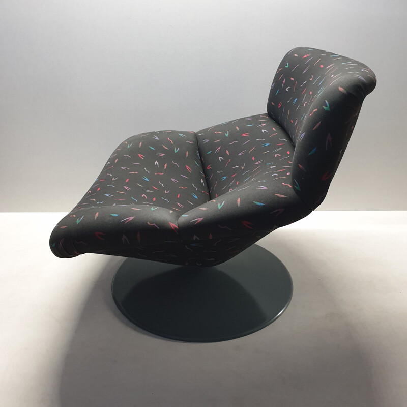 Vintage swivel armchair F518 by Geoffrey Harcourt for Artifort 1979