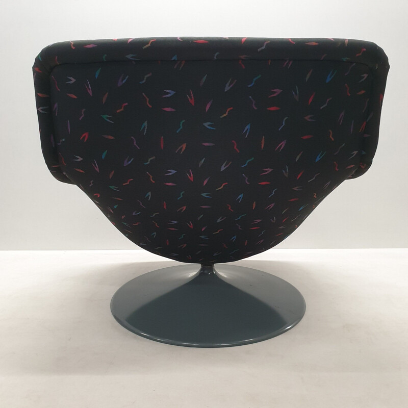 Vintage swivel armchair F518 by Geoffrey Harcourt for Artifort 1979