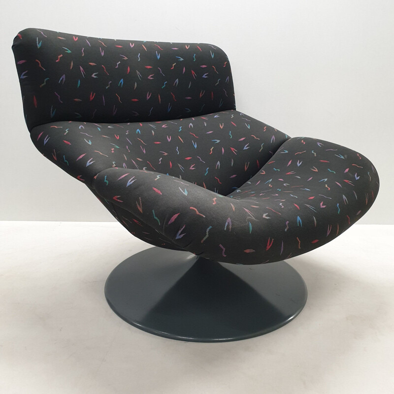 Vintage swivel armchair F518 by Geoffrey Harcourt for Artifort 1979
