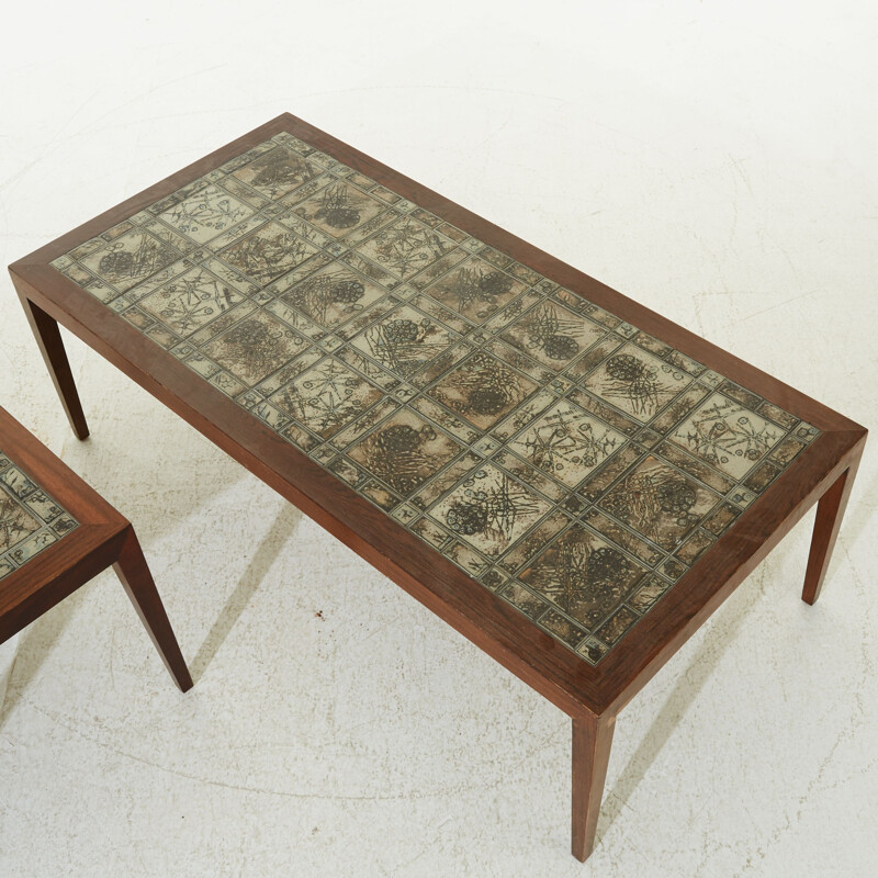 2 vintage Danish coffee table by Furnituremark,1960