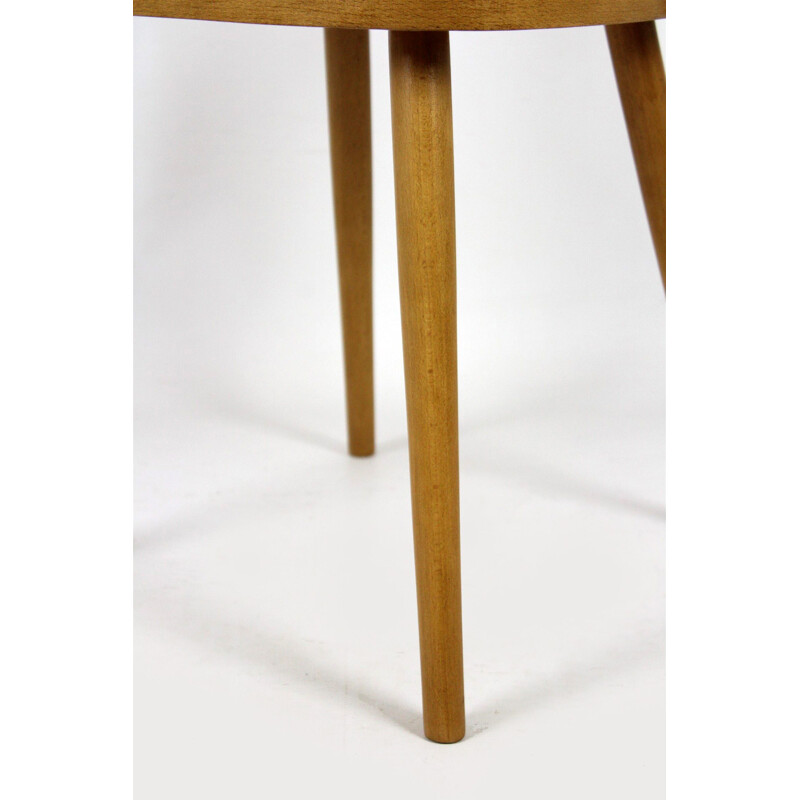 Set of 4 vintage wooden chairs by Oswald Haerdtl for Ton 1960s