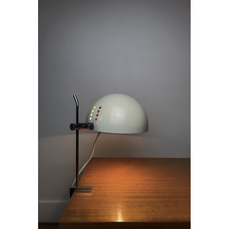 Vintage A22 metal lamp by Alain Richard Edition Disderot 1960s