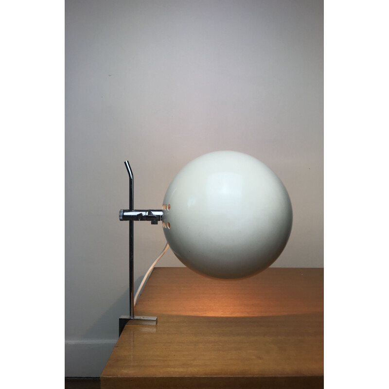 Vintage A22 metal lamp by Alain Richard Edition Disderot 1960s