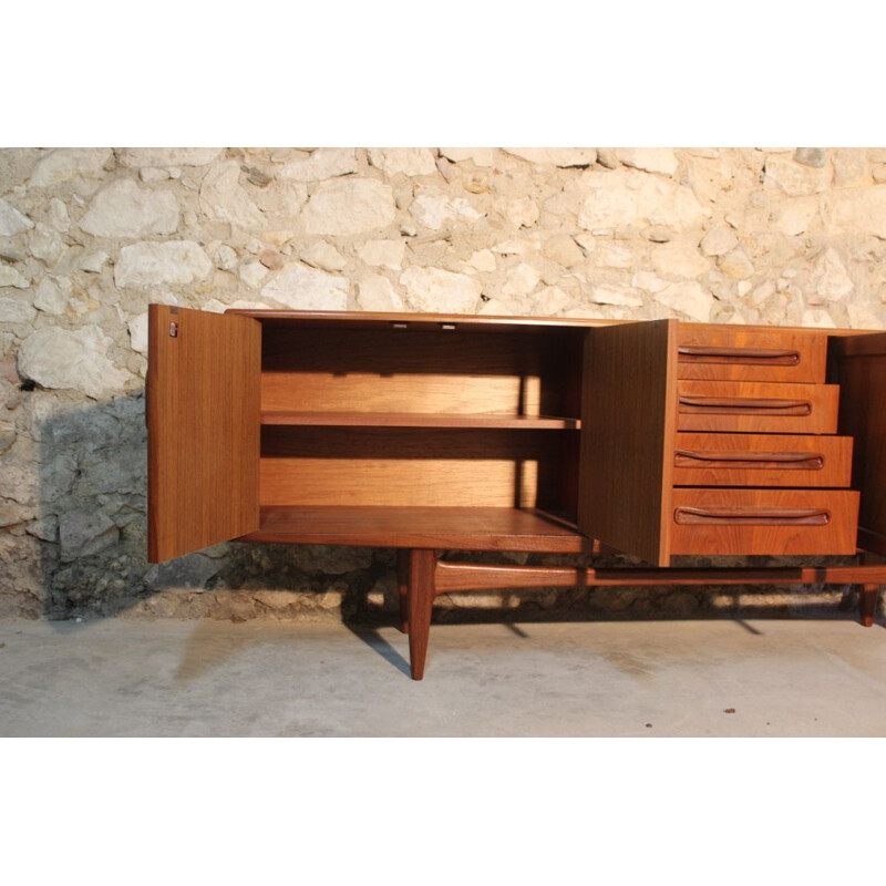 Vintage teak sideboard, Scandinavian style, by G-PLAN, FRESCO model