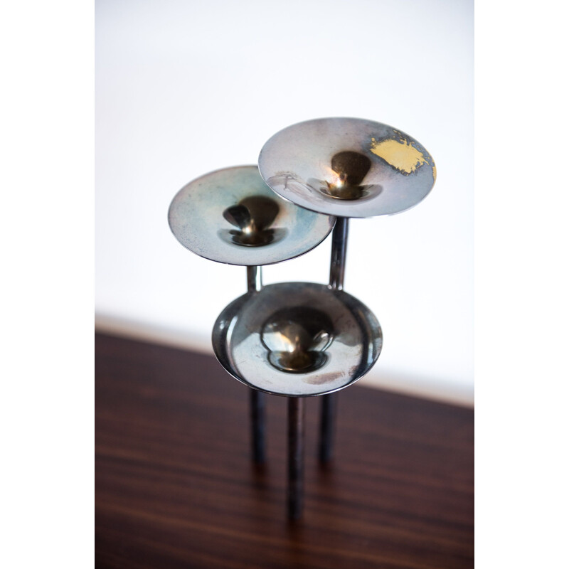 Candleholder Concerto di Trombe by Lino Sabattini for Gallia France - 1960s