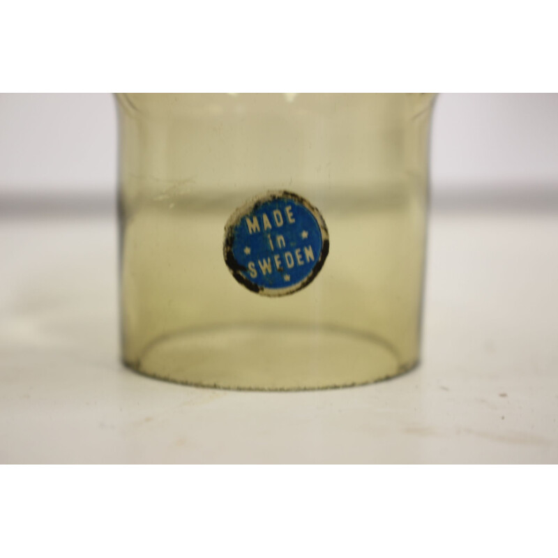 Applique vintage de Hans-Agne Jakobsson en verre et laiton 1960