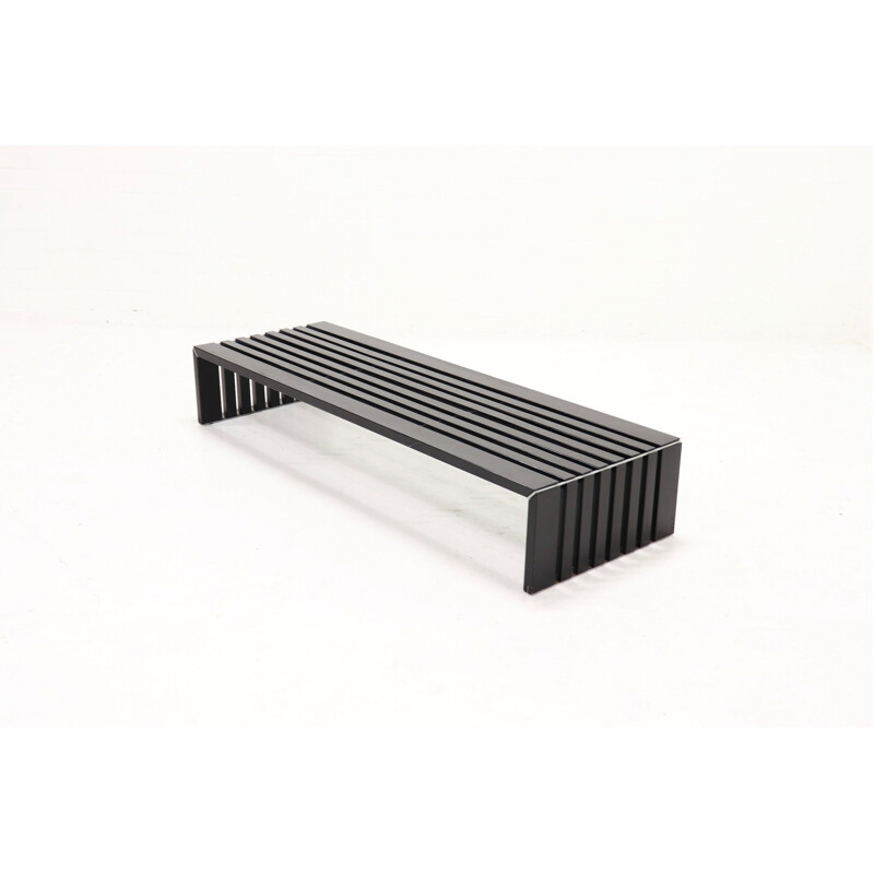 Vintage slat bench by Walter Antonis for Arspect 1970