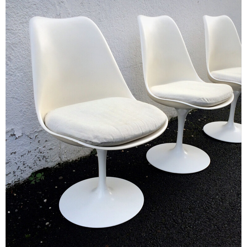 Pair of Knoll chair in fiber glass and aluminum, Eero SAARINEN - 1960s