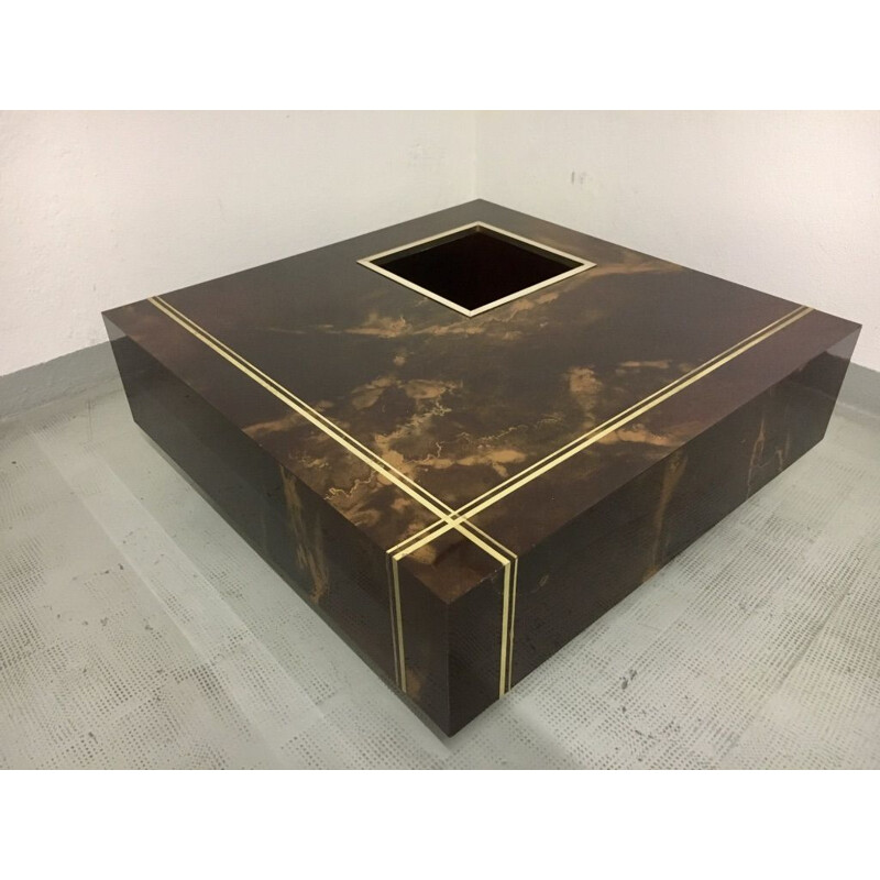 Vintage coffee table by Guy Lefevre for Roche Bobois France 1970s