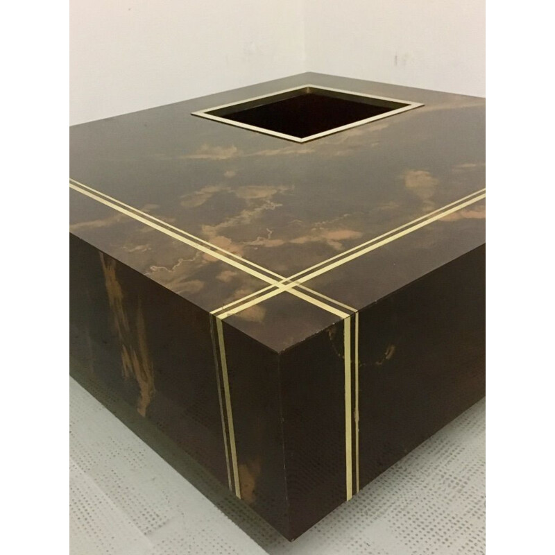 Vintage coffee table by Guy Lefevre for Roche Bobois France 1970s