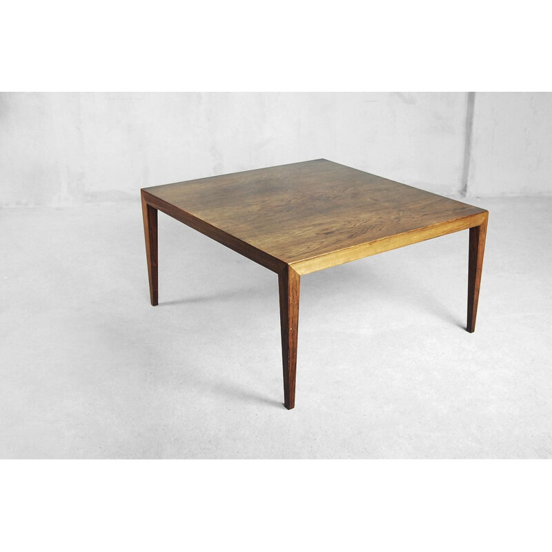 Table basse vintage pour Haslev Møbelfabrik en palissandre 1960