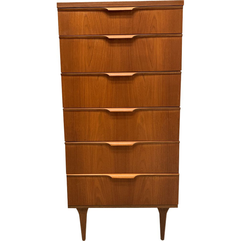 Vintage chest of drawers for Austinsuite London in teakwood 1960