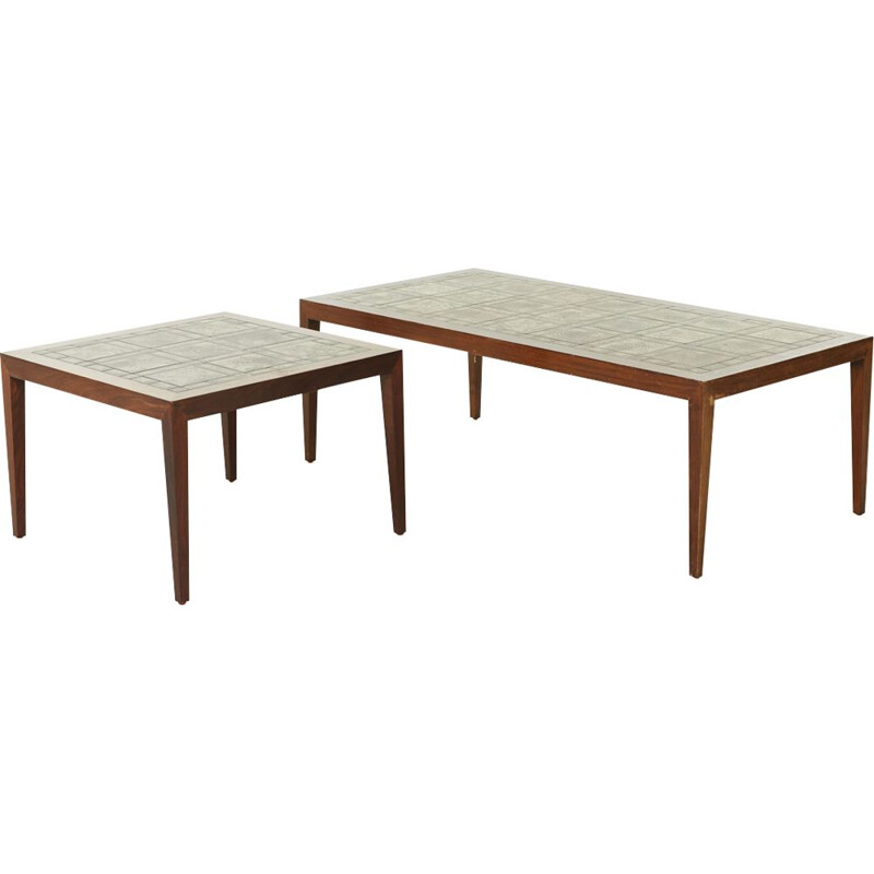 2 tables basse Danoise vintage par Furnituremark,1960
