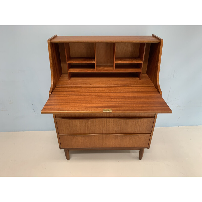 Vintage Danish secretary in teak