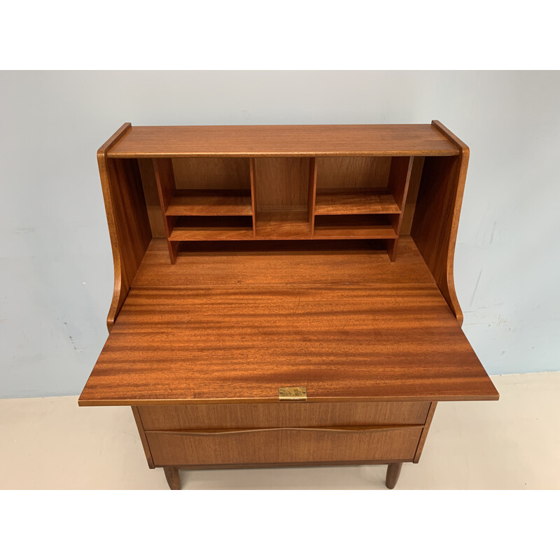 Vintage Danish secretary in teak