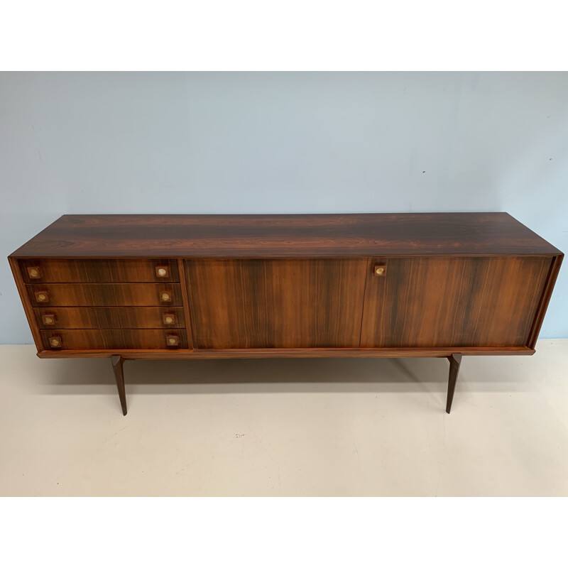 Long sideboard in rosewood by V-Form