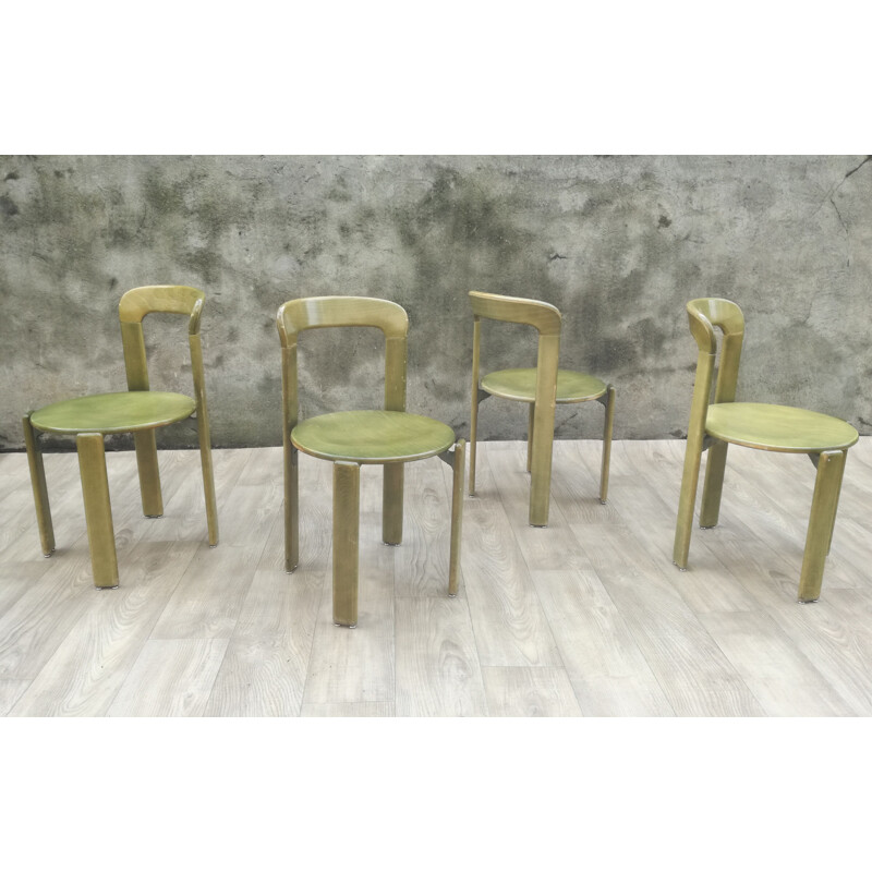 Set of 4 lounge chairs by Bruno Rey