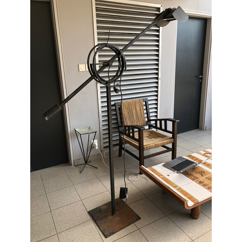 IL TEMPO steel floor lamp by Relco Italia