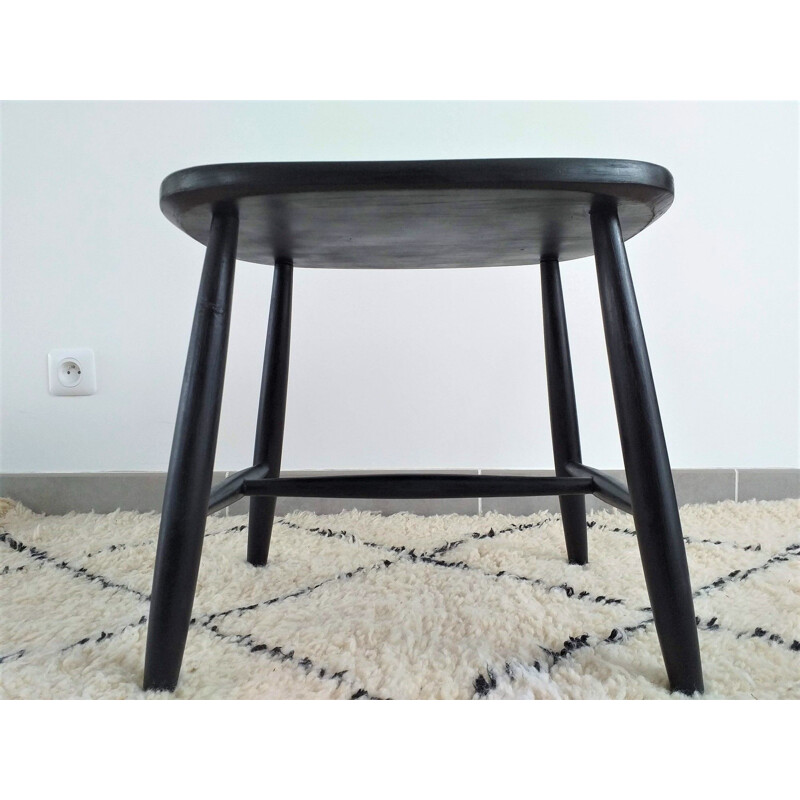 Vintage stool by Ilmarii Tapiovaara for Haga Fors Scandinavian 1960