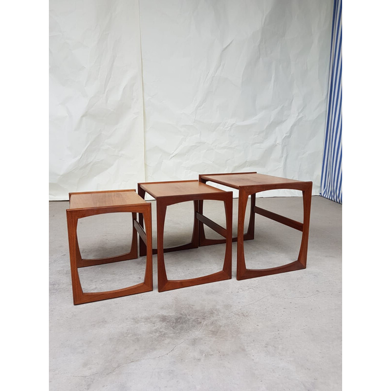 Vintage nesting tables for G Plan in Teak 1960s