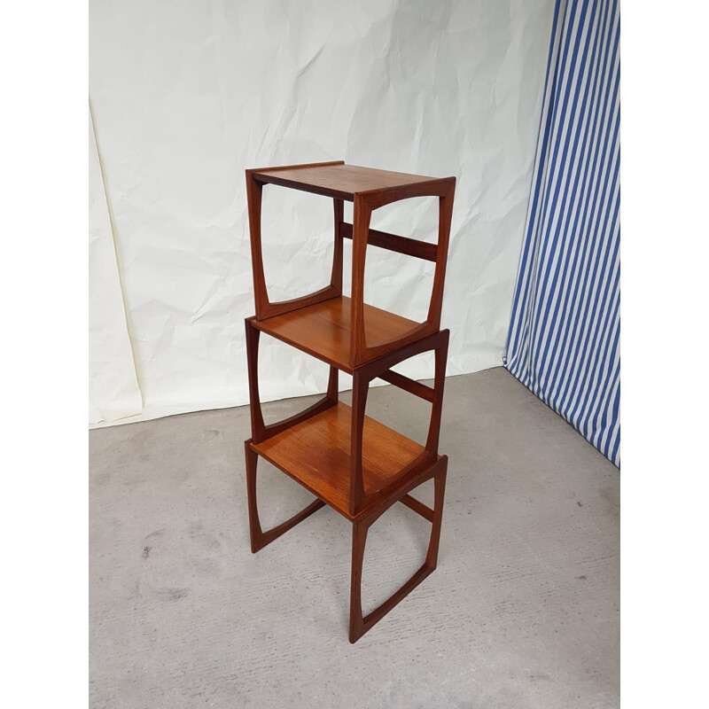 Vintage nesting tables for G Plan in Teak 1960s