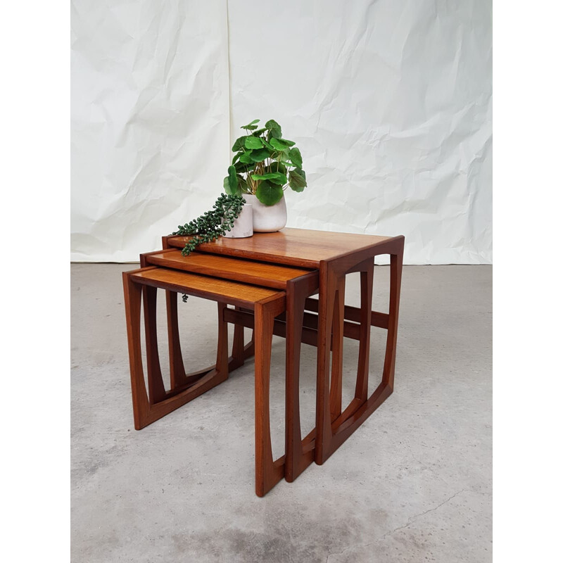 Vintage nesting tables for G Plan in Teak 1960s