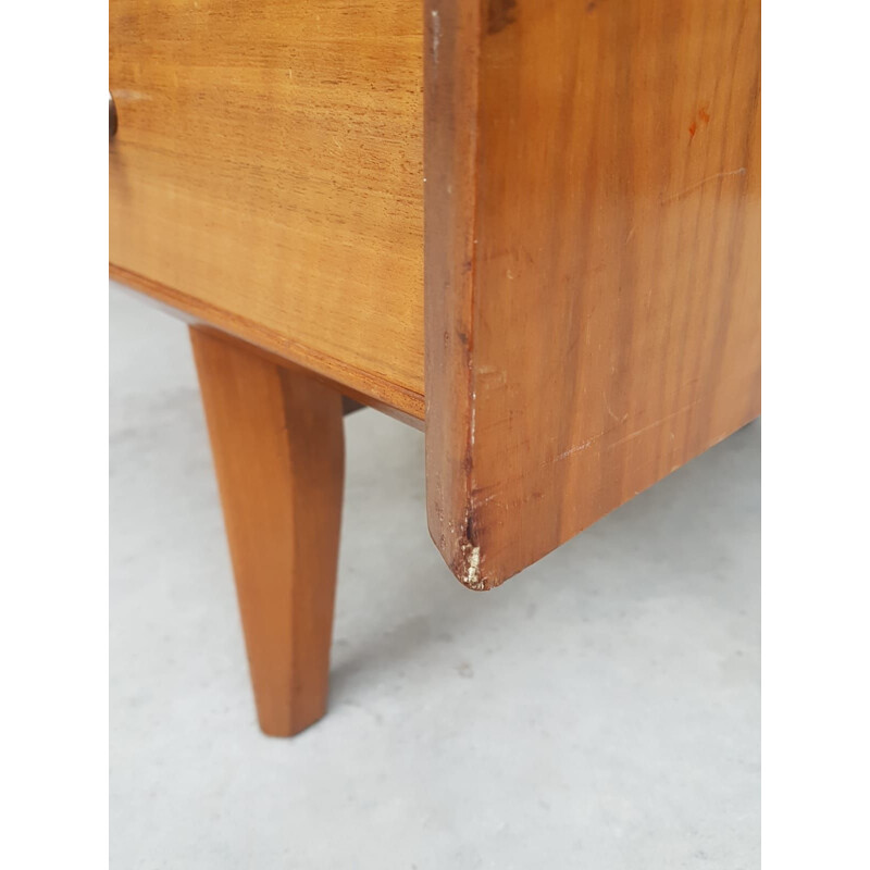 Vintage desk in walnut 1960