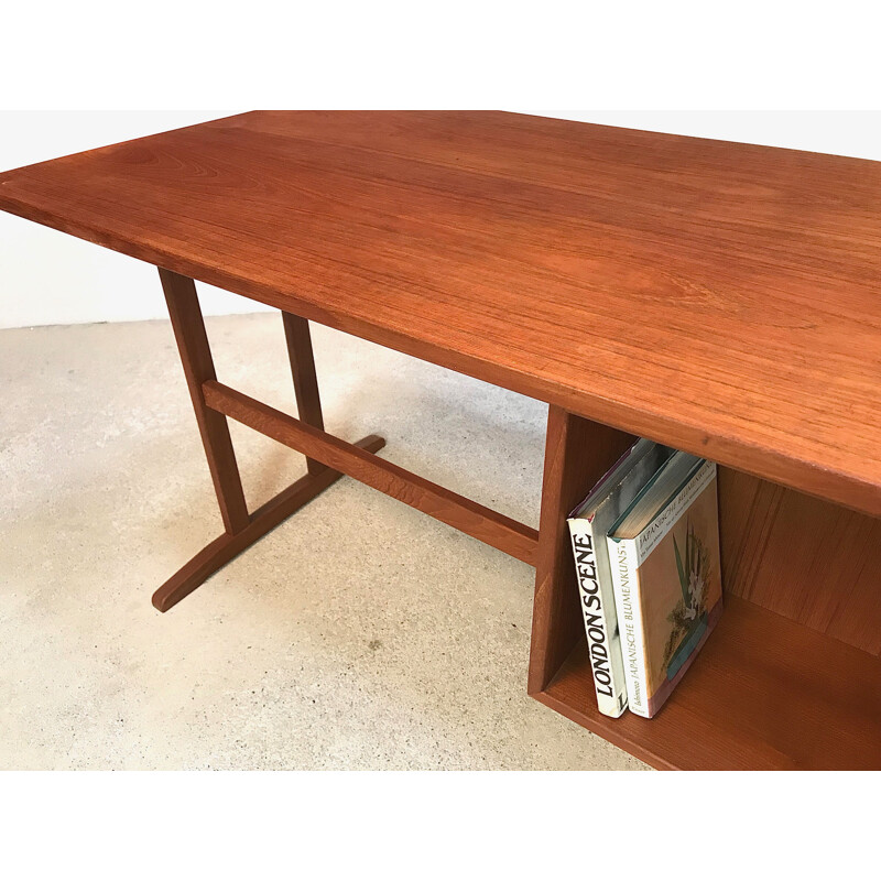 Vintage teak desk by Arne Vodder 1960s