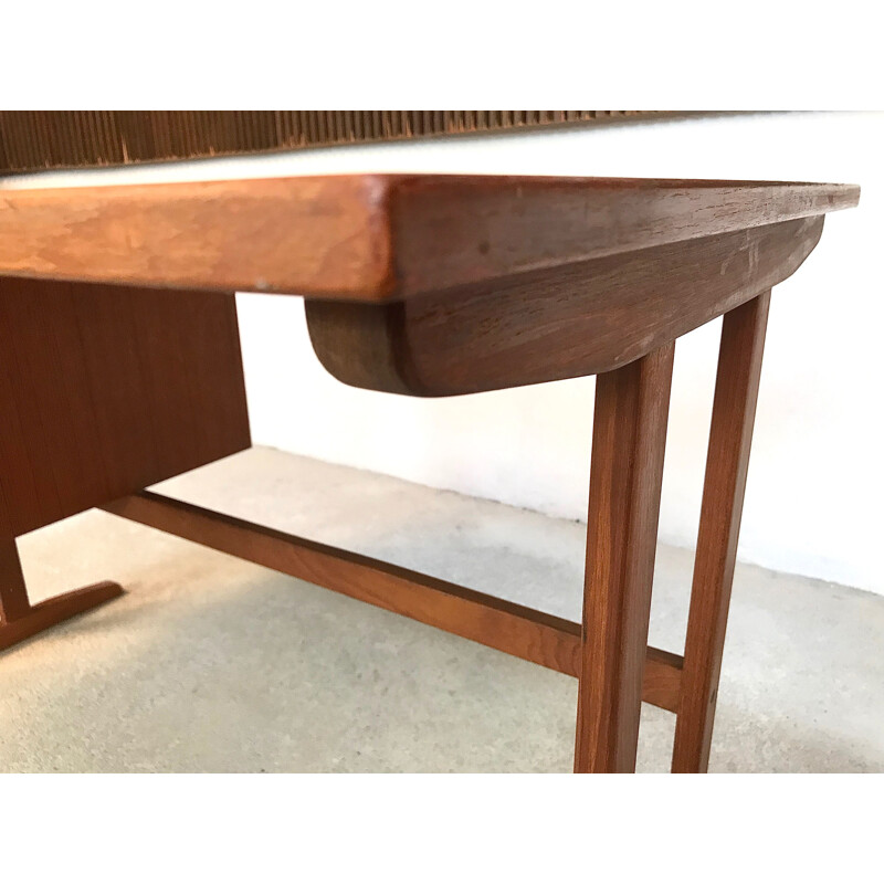 Vintage teak desk by Arne Vodder 1960s