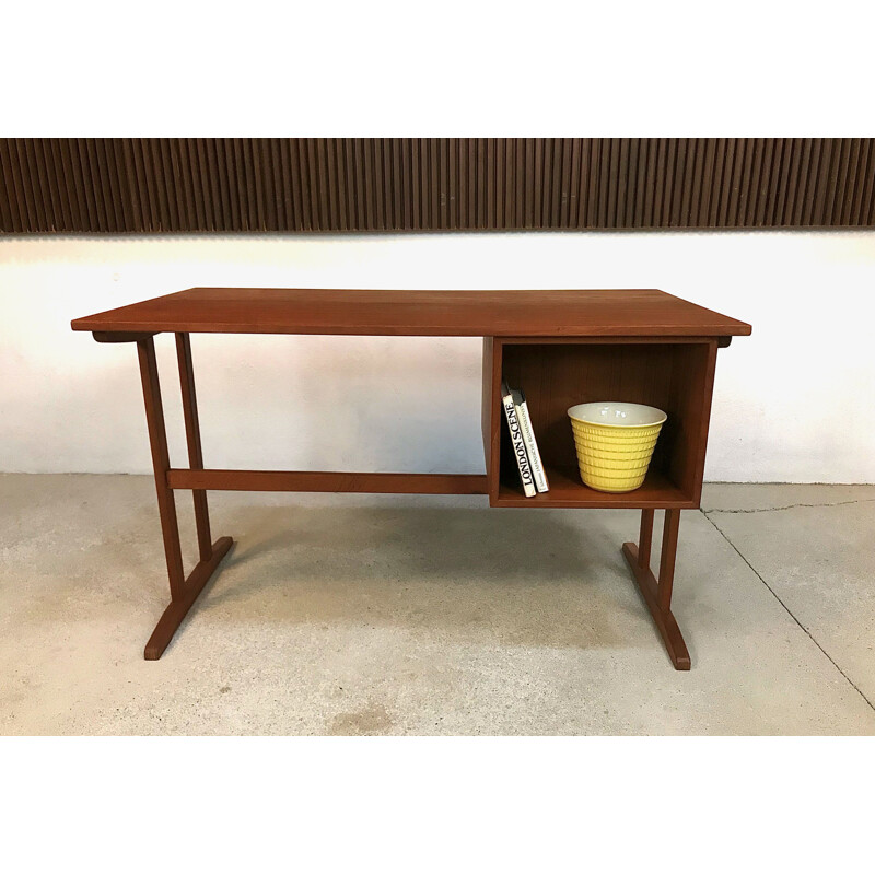 Vintage teak desk by Arne Vodder 1960s