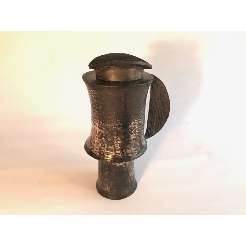 Vaso vintage in bronzo di Lorenzo Burchiellaro