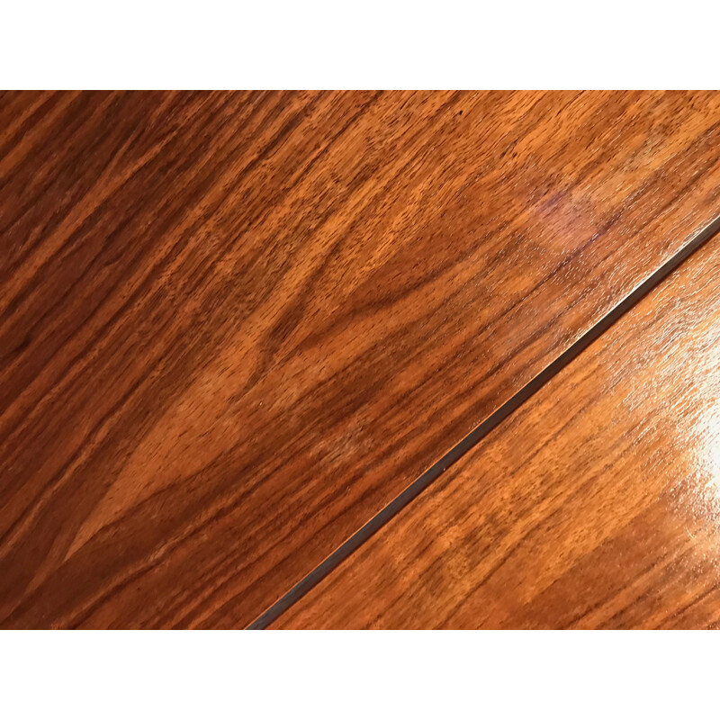 Pair of vintage side tables in walnut