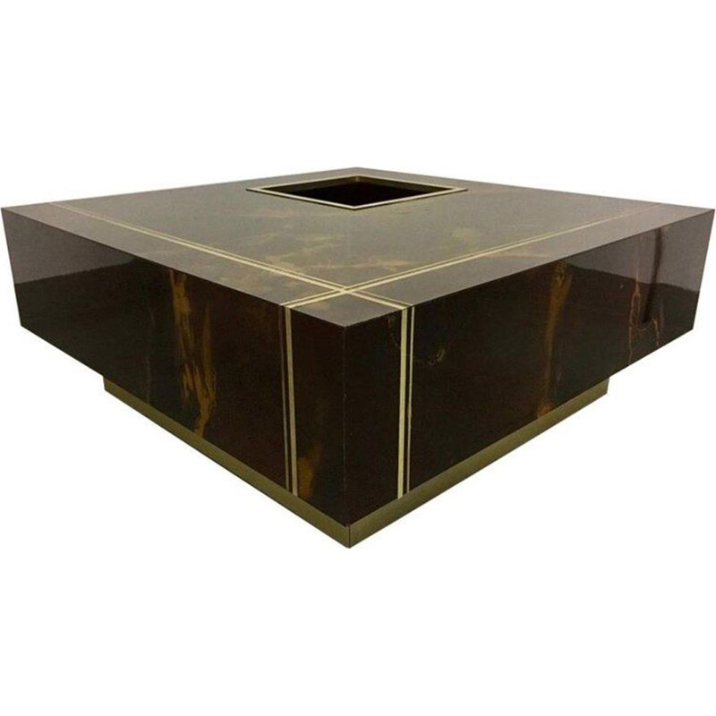 Vintage coffee table by Guy Lefevre for Roche Bobois France 1970s