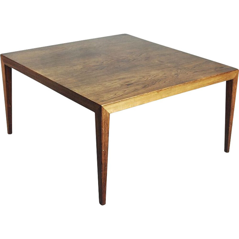 Vintage coffee table for Haslev Møbelfabrik in rosewood 1960