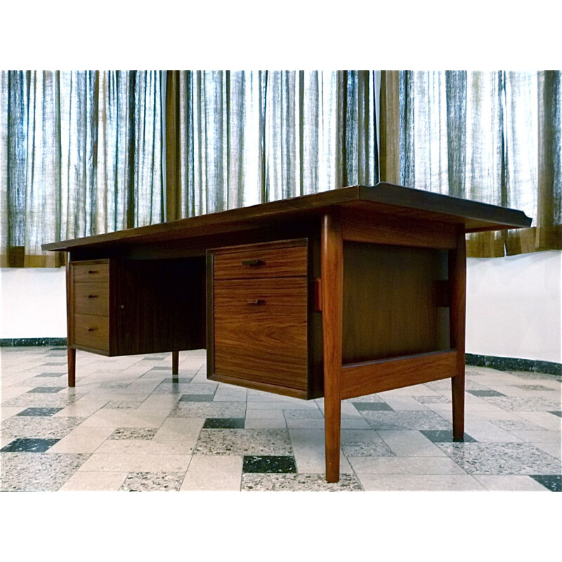 Bureau vintage Executive en palissandre par Vodder pour Sibast, Danemark 1960