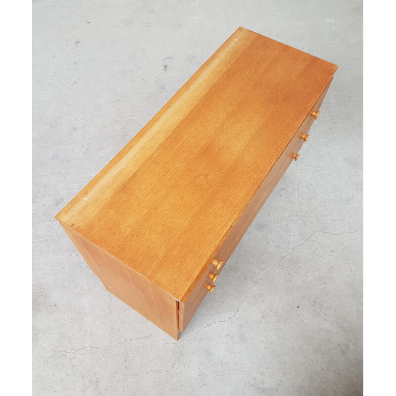 Vintage houten ladekast voor Meredew 1970