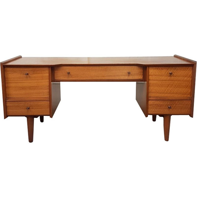 Bureau vintage en noyer 1960