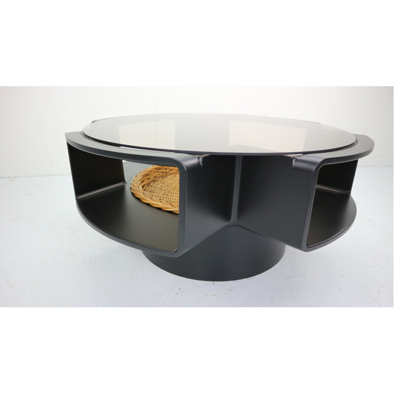 Vintage coffee table Ufo by CURVER, serie "Curvoform" 1970s