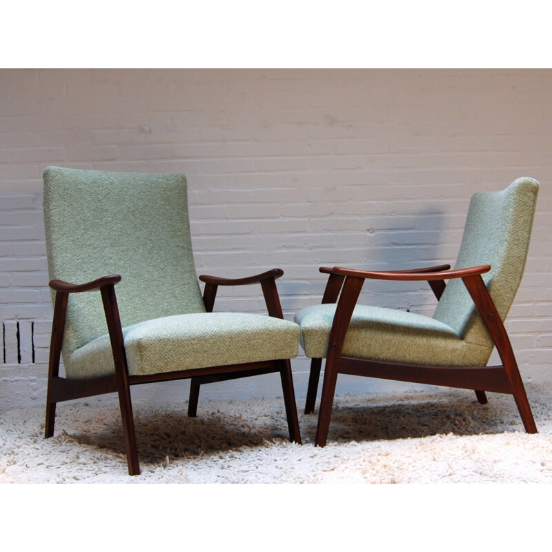 Pair of vintage Dutch armchairs - 1950s