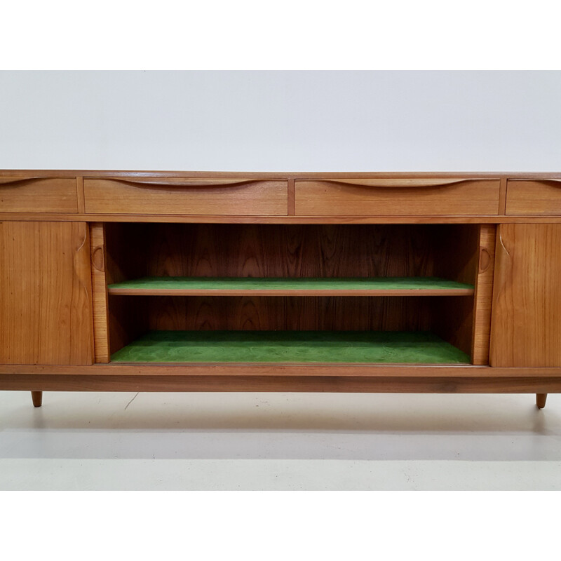 Vintage teak sideboard by Bramin & Henry Walter Walter Klein, Denmark,1960